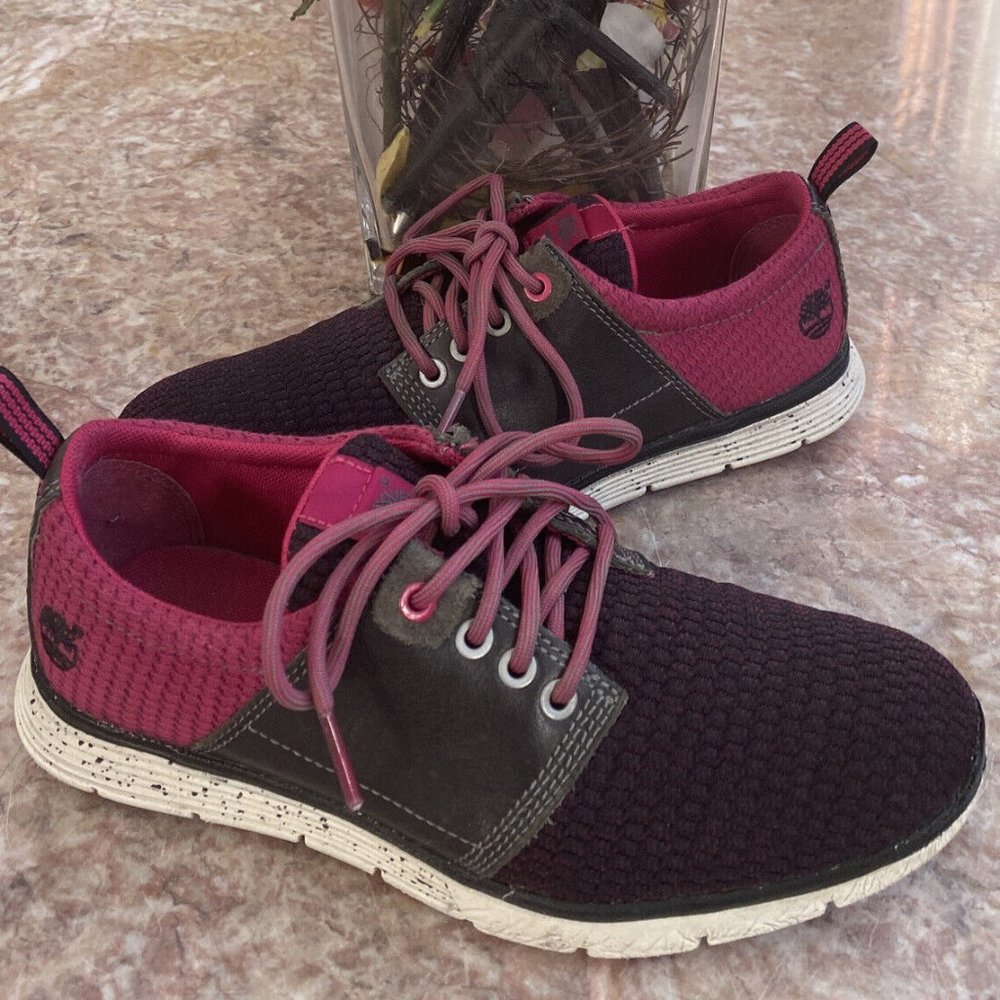 Timberland‎ Willington Oxford Women's Pink Maroon Trainers Shoes A15QB Sz 6.5